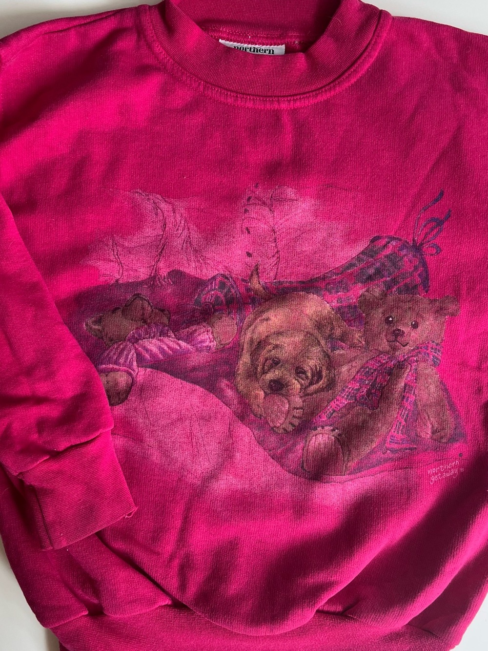 VTG Northern Getaway Kids' Teddy Bear Sweatshirt